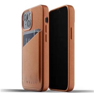 Mujjo Full Leather Wallet Case for iPhone 13 Mini