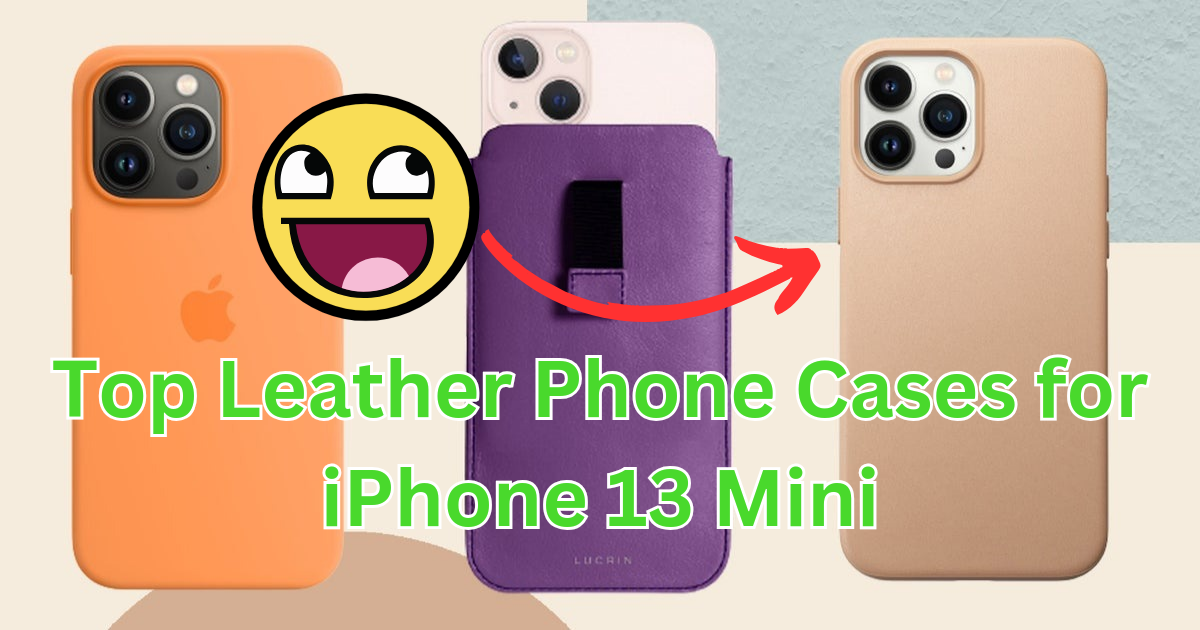 Top Leather Phone Cases for iPhone 13 Mini